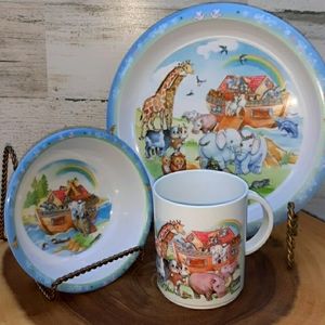 VTG PECO MELAMINE WARE CHILDRENS DISHES
